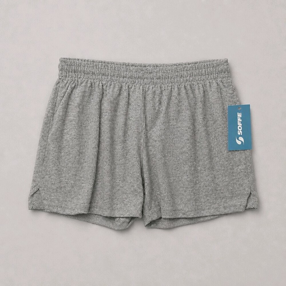 Soffe Low Rise Shorts XL Grey 50% Cotton 50% Polyester